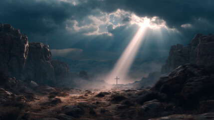 Divine Light over Golgotha
ゴルゴダの丘に差し込む神の光