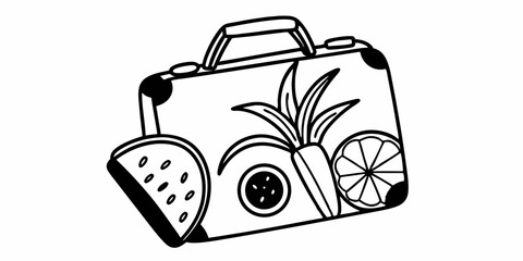 Portrait of a young woman, shot in shadows, with a vertical beam of light projected onto her eye