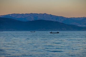 Obraz premium The scenery of Cangshan Mountain and Erhai Lake in Dali, Yunnan