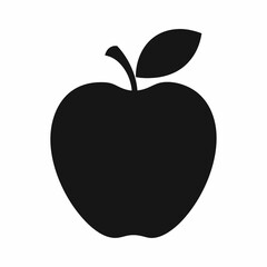 Fototapeta premium apple on black background