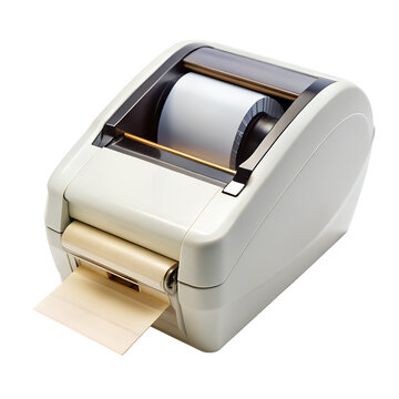 Label Maker with Cartridge Exposed   isolated on transparent background