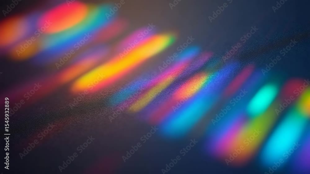 Poster colorful light reflection abstract rainbow spectrum blurred vibrant pattern glowing gradient soft fo