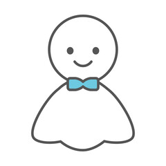 てるてる坊主のかわいいイラスト