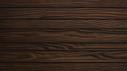 Fototapeta premium Dark Walnut Wood Background Abstract Texture of Rich Chocolate Brown Wooden Planks
