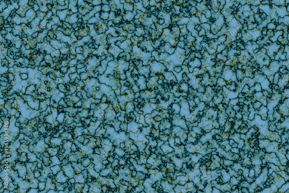 Poster detailed abstract texture depicting complex veins and patterns a blue-green canvas with intricate go