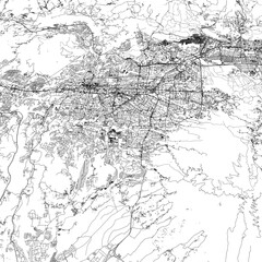 3D illustration of city and urban in San Salvador El Salvador