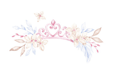 Ballet Watercolor Illustration Hand Drawn