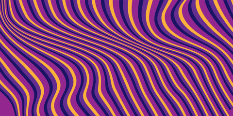 Line abstract background, violet, orange wave, creative  graphic design for flyer, banner, cover book