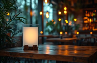 Restaurant Menu Mockup  Warm & Cozy Atmosphere