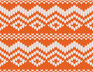 Abstract stripe knit geometric texture seamless pattern