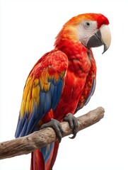 red and yellow macaw