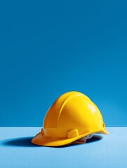 yellow hard hat