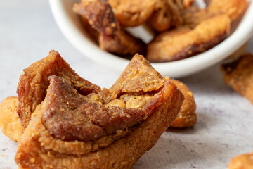 Hungarian pork cracklings