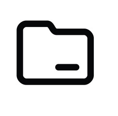 Mobile phone and folder icon vector illustration for web and app design