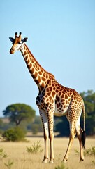 Obraz premium giraffe in the savannah