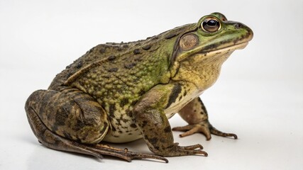 Fototapeta premium Goliath Frog on studio background