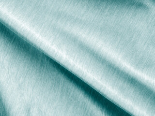 Teal green fabrick texture background silk cloth abstract emerald pattern abstract fashion material...