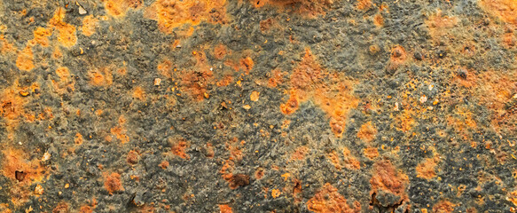 Rust iron rusty steel background old sheet brown orange color effect weathered wall floor rough...
