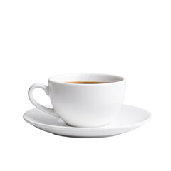 Obraz premium Realistic Coffee Cup with Steam – Transparent Background PNG