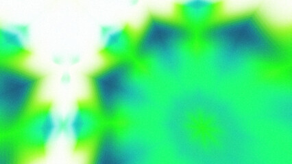 Abstract Radiant Burst with Soft Grain Texture, Symmetrical Glow Pattern in Psychedelic Style,...