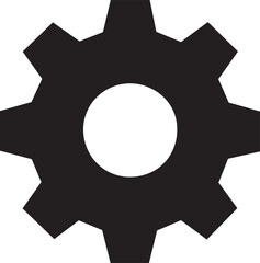 Gear  vector icon . 