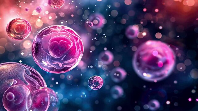 Fertilised Cell Development. Stages From Fertilization