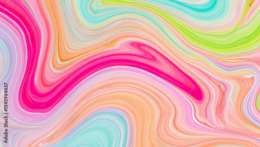 Poster abstract colorful marble texture background fluid art design pattern paint