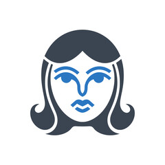 Woman Face Icon