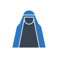 Woman in Traditional Attire Icon