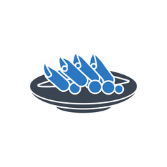 Plate of Shrimp Icon