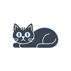 Cat Lying Down Icon