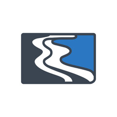 Winding River Icon
