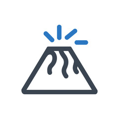 Volcano Eruption Icon