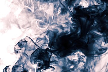 smoke on black background