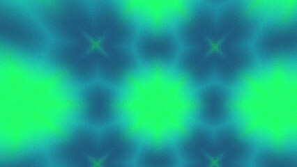 Abstract Radiant Burst with Soft Grain Texture, Symmetrical Glow Pattern in Psychedelic Style, Radiating Circular Abstract with Subtle Noise, Kaleidoscopic Starburst with Gradient Flow