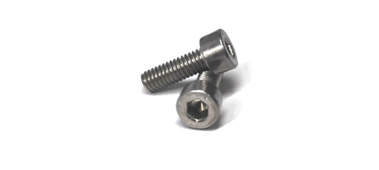 Hexagonal nut on white background. For mechanic.