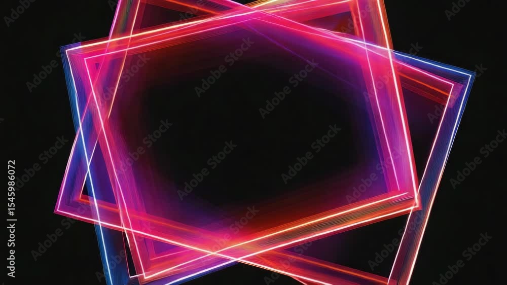 Poster three-dimensional geometric shapes in a digital abstract composition.
