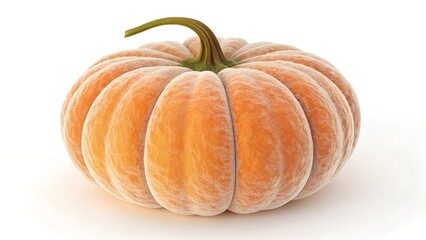 Obraz premium Cute 3D Style Pumpkin Icon On A Transparent Background