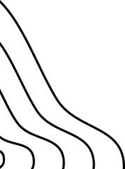 Minimalist corner topography curves