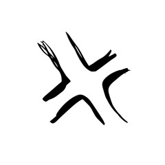 Comic Sign Doodle Sketch Scribble Element for Scrapbook, Journal, and Handdrawn Decoration