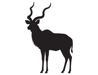 AFRICAN KUDU SILHOUETTE