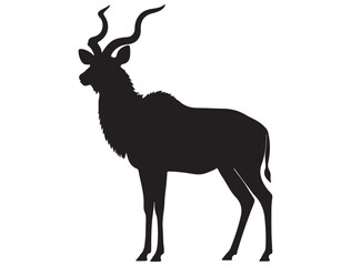 AFRICAN KUDU SILHOUETTE
