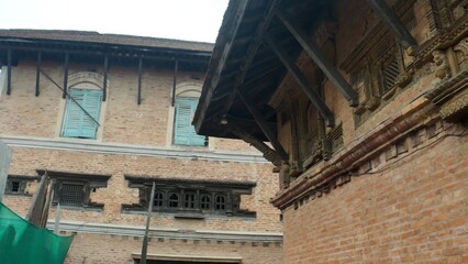 traditional building design in Bhaktapur Durbar Square, a UNESCO World Heritage Site in Nepal