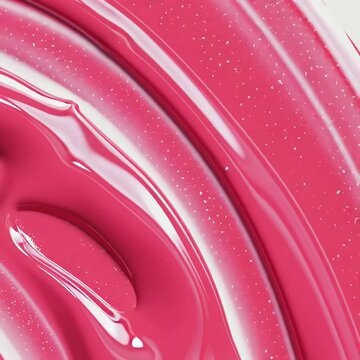 abstract background with red waves, red nail polish on white, abstract background with red bubbles, fluid