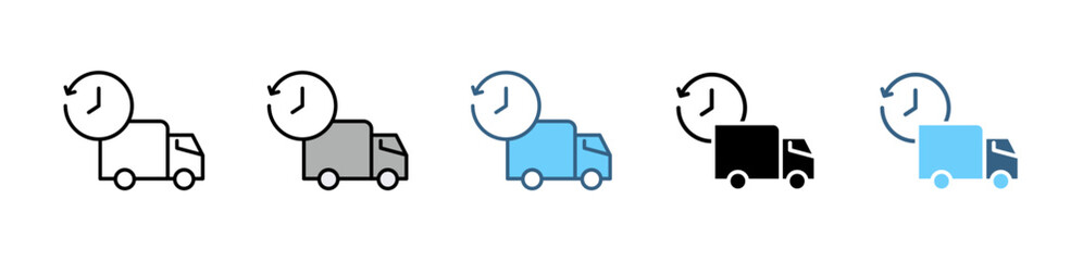 E-COMMERCE icon with multiple style