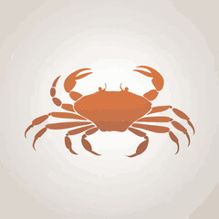 vector illustration of crab