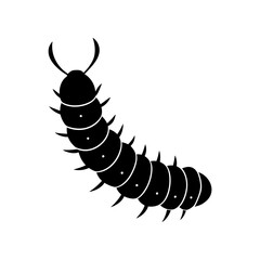 Obraz premium Happy Cartoon Caterpillar Vector Art for Educational and Childrens Media