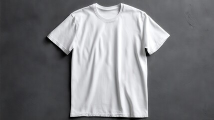 Blank White T-Shirt Mockup.