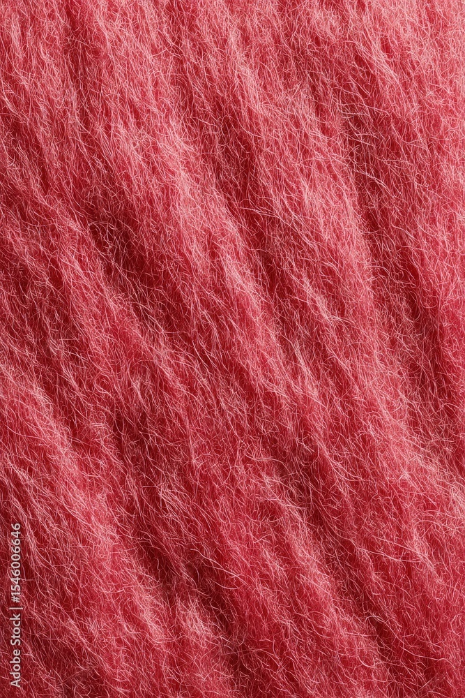 Poster soft red felted wool texture suitable for crafting projects
