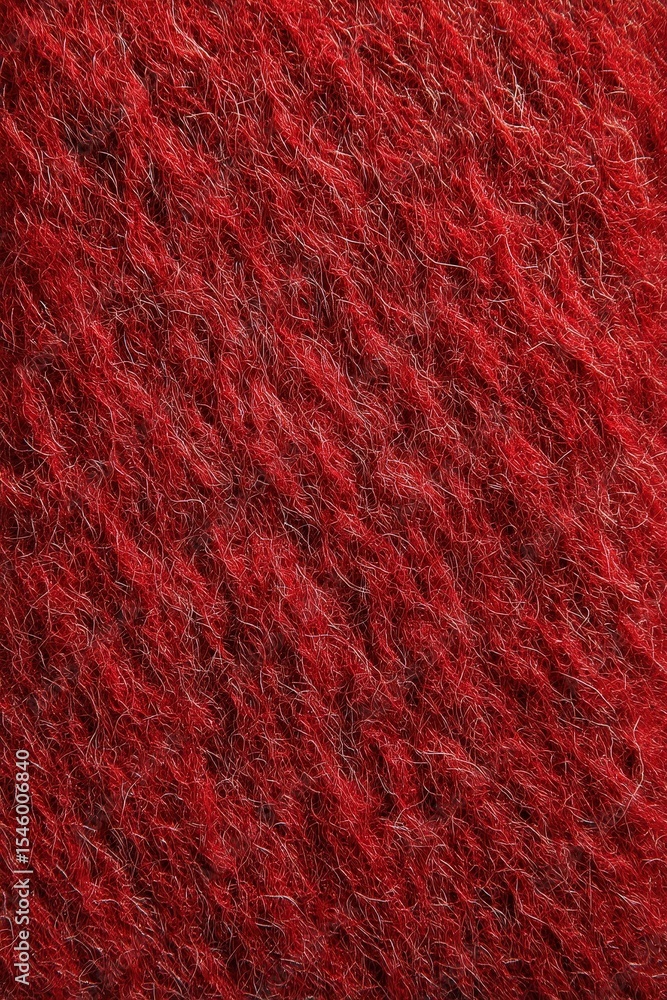 Poster soft red felted wool surface texture with maple tone